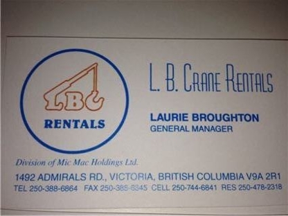 L B Crane Rental - Contractors' Equipment Rental