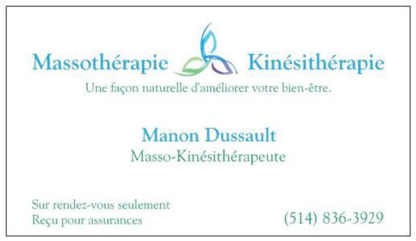 Manon Dussault, Masso-kinésithérapeute - Massages & Alternative Treatments