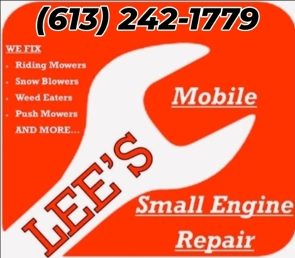 Lee's Mobile Small Engine Repair - Réfection et réparation de moteurs