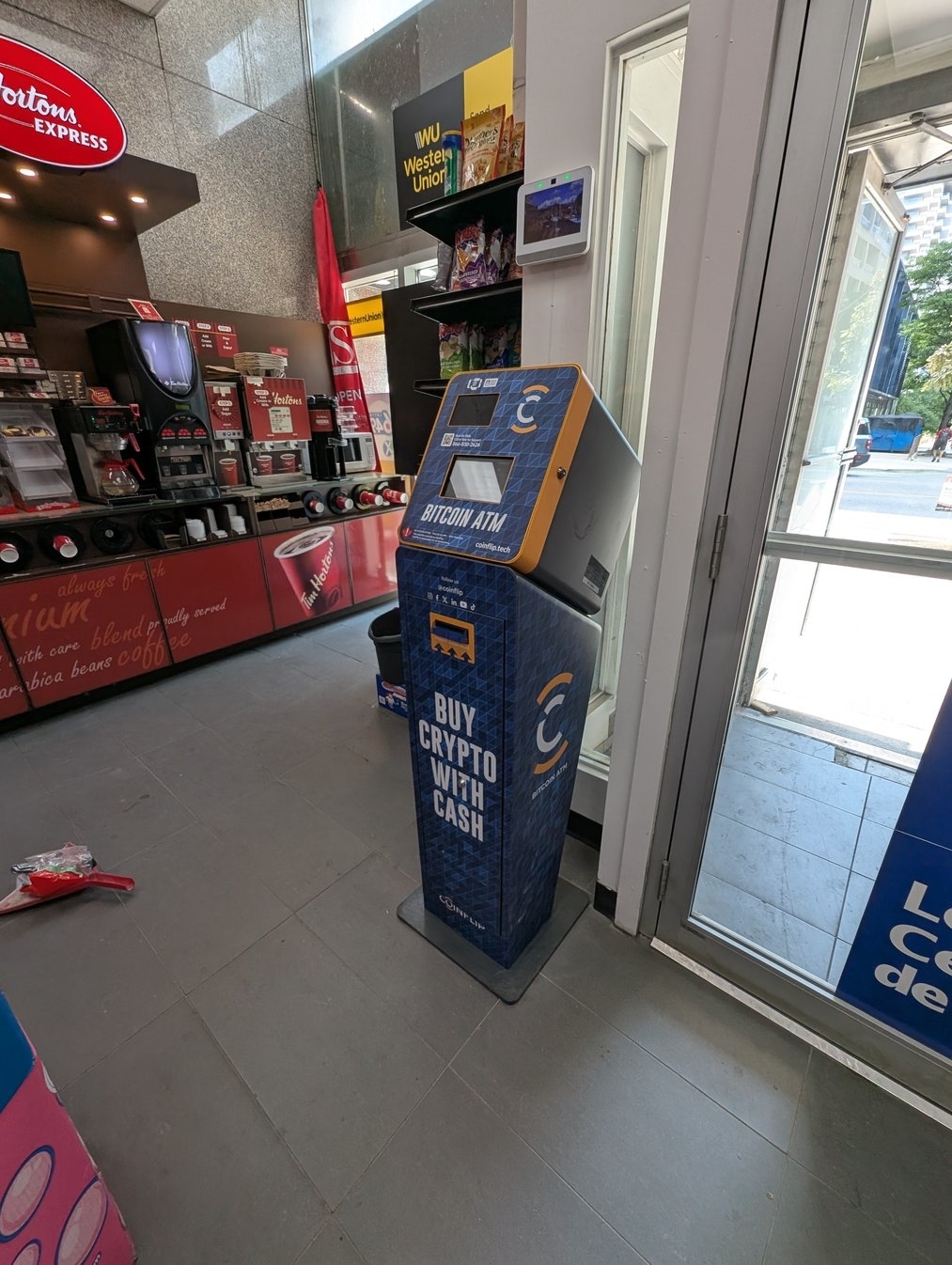 CoinFlip Bitcoin ATM - INS Market & Tim Hortons Express (Toronto) - Banks