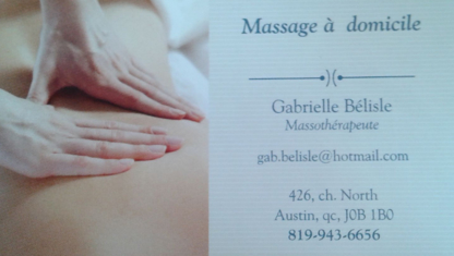 Gabrielle Bélisle Massothérapeute - Massage Therapists