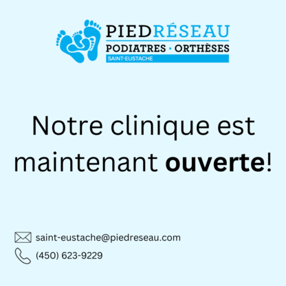 PiedRéseau Saint-Eustache - Podiatres et orthèses - Podiatrists