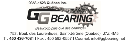 GG Bearing - Grossistes et fabricants d'accessoires et de pièces d'autos