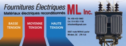 Fournitures Electriques ML Inc - Magasins de matériel électrique