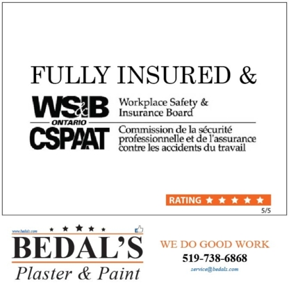 Bedal's Plaster & Paint - Plastering Contractors