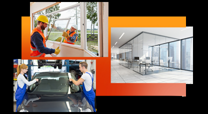 Alert Glass 24/7 Auto, Residential, Commercial - Vitres de portes et fenêtres