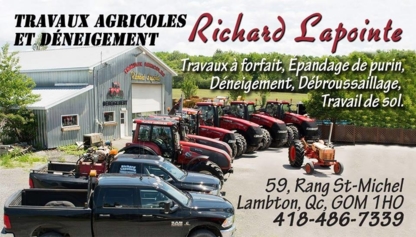 Travaux agricoles Richard Lapointe - Farm & Ranch Services