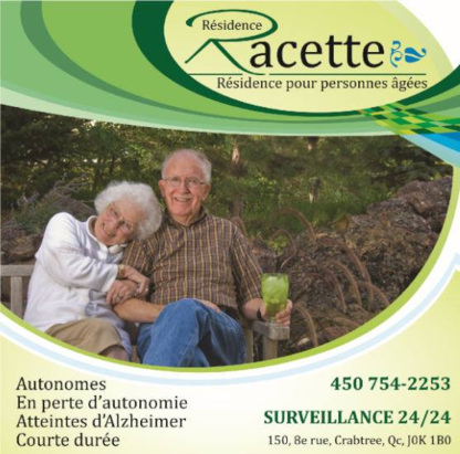 Residence Racette - Résidences pour personnes âgées