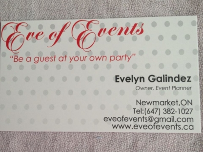 Eve of Events - Event Planners
