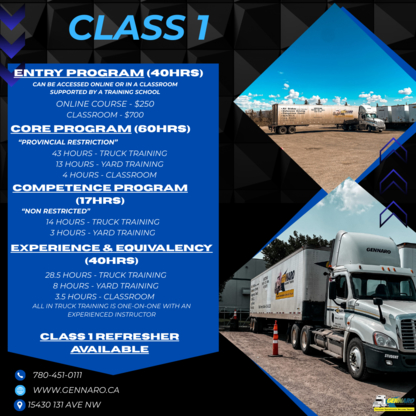 Gennaro Transport Training - Vente et location de remorques