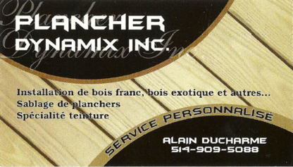 Plancher Dynamix - Pose et sablage de planchers