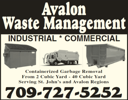 Avalon Waste Management - Residential Garbage Collection