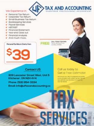 Uf Tax And Accounting - Tax Return Preparation