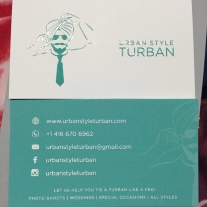 Urban Style Turban - Photographes de mariages et de portraits