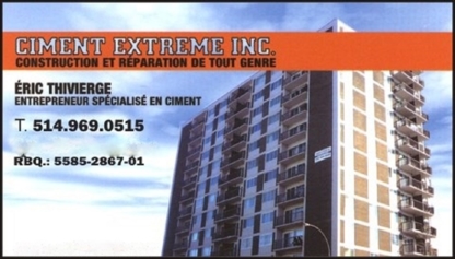 View Ciment Extrême Inc’s Sainte-Julie profile