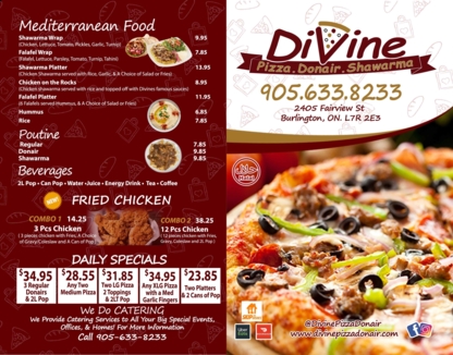 Divine Pizza.Donair.Shawarma - Pizza et pizzérias