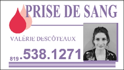 Prise de Sang à Domicile Valérie Descôteaux - Home Health Care Service