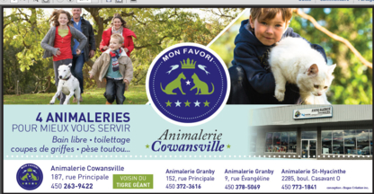 Animalerie De Cowansville Inc - Toilettage et tonte d'animaux domestiques