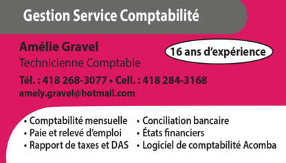 Gestion Service Comptabilité AG - Accounting Services