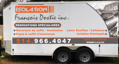 Isolation François Dostie Inc - Cold & Heat Insulation Contractors