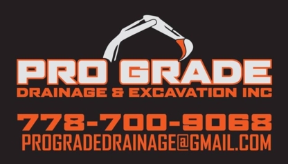 Pro Grade Drainage & Excavation - Drainage Contractors