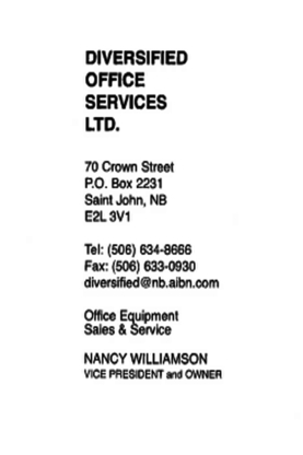 Diversified Office Services Ltd - Office Supplies