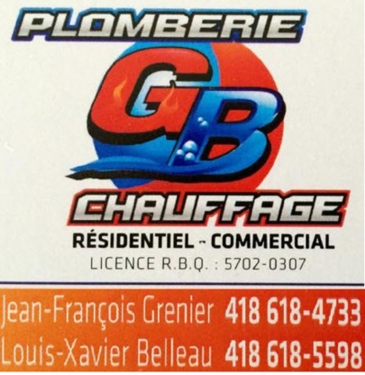 Plomberie chauffage GB - Plombiers et entrepreneurs en plomberie