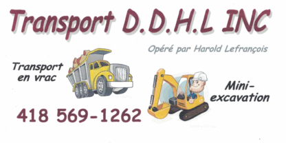 Transport d.d.h.l.inc - Entrepreneurs en excavation