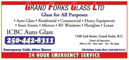 Grand Forks Glass Ltd - Pare-brises et vitres d'autos