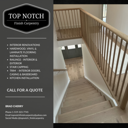 Top Notch Finish Carpentry - Carpentry & Carpenters