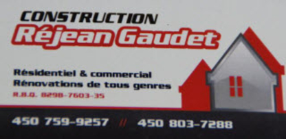 Constr Réjean Gaudet Inc - Rénovations