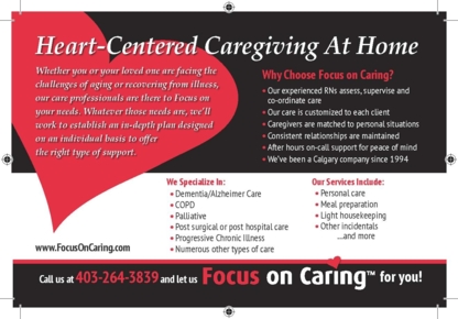 Voir le profil de Focus On Caring - Calgary