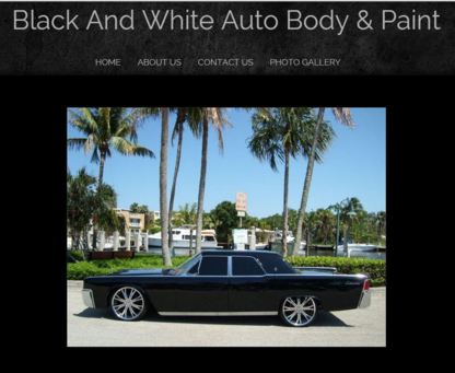 Black & White Auto Body Ltd - Réparation de carrosserie et peinture automobile