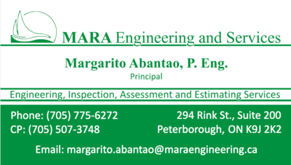 Mara Engineering And Services - Ingénieurs