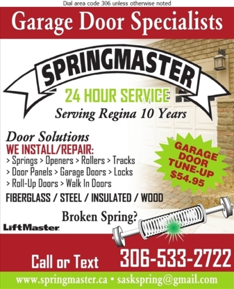 Spring Master Door Solutions - Overhead & Garage Doors