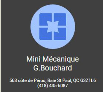Mini-mécanique G.B Bouchard - Réparation et entretien d'auto