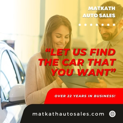 Matkath Auto Sales - Used Car Dealers