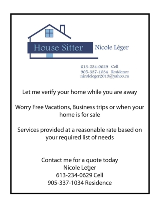 Home Sitter By Nicole - House Sitting Services