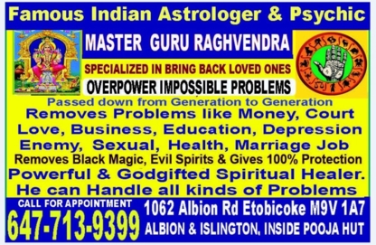 Master Guru Raghvendra - Astrologues et parapsychologues
