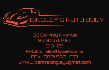 Bingley's Auto Body - Réparation de carrosserie et peinture automobile