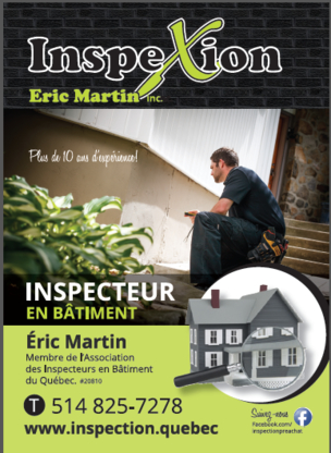 InspeXion Eric Martin Inc - Inspection de maisons