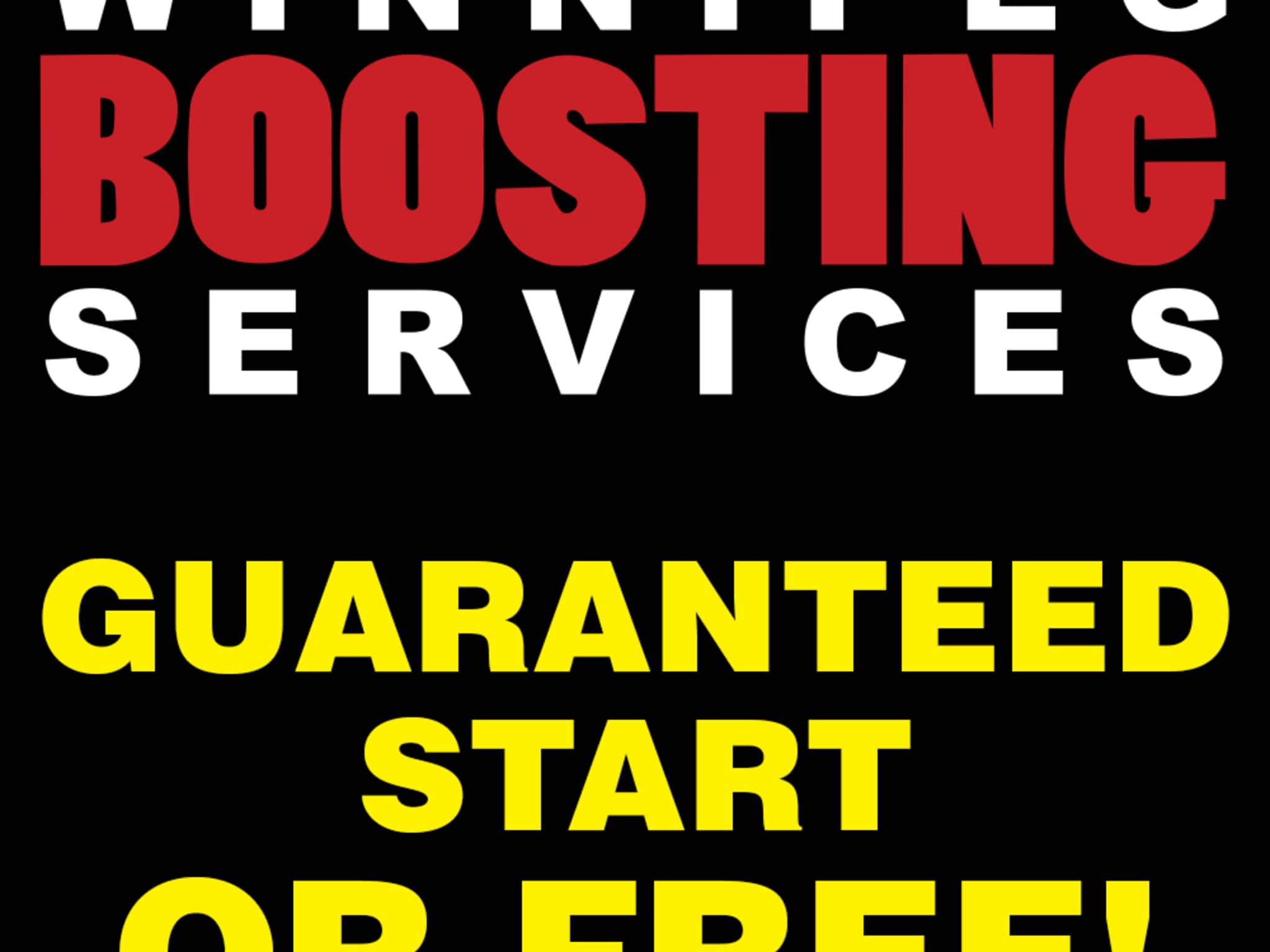 photo Winnipeg Boosting Services