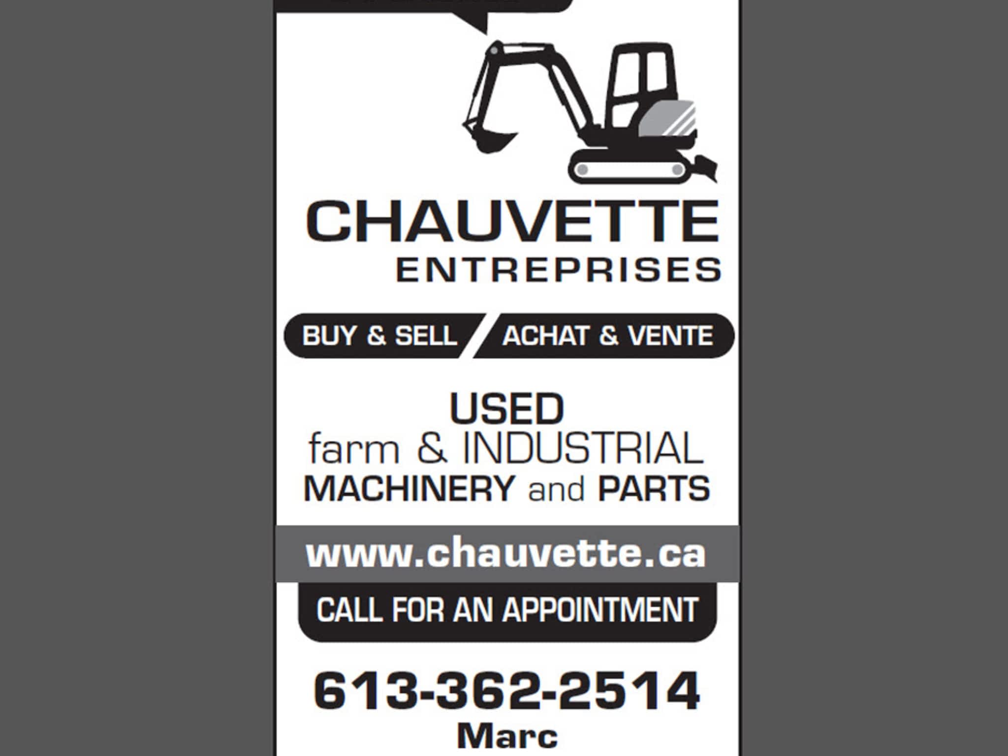 photo Chauvette Enterprises