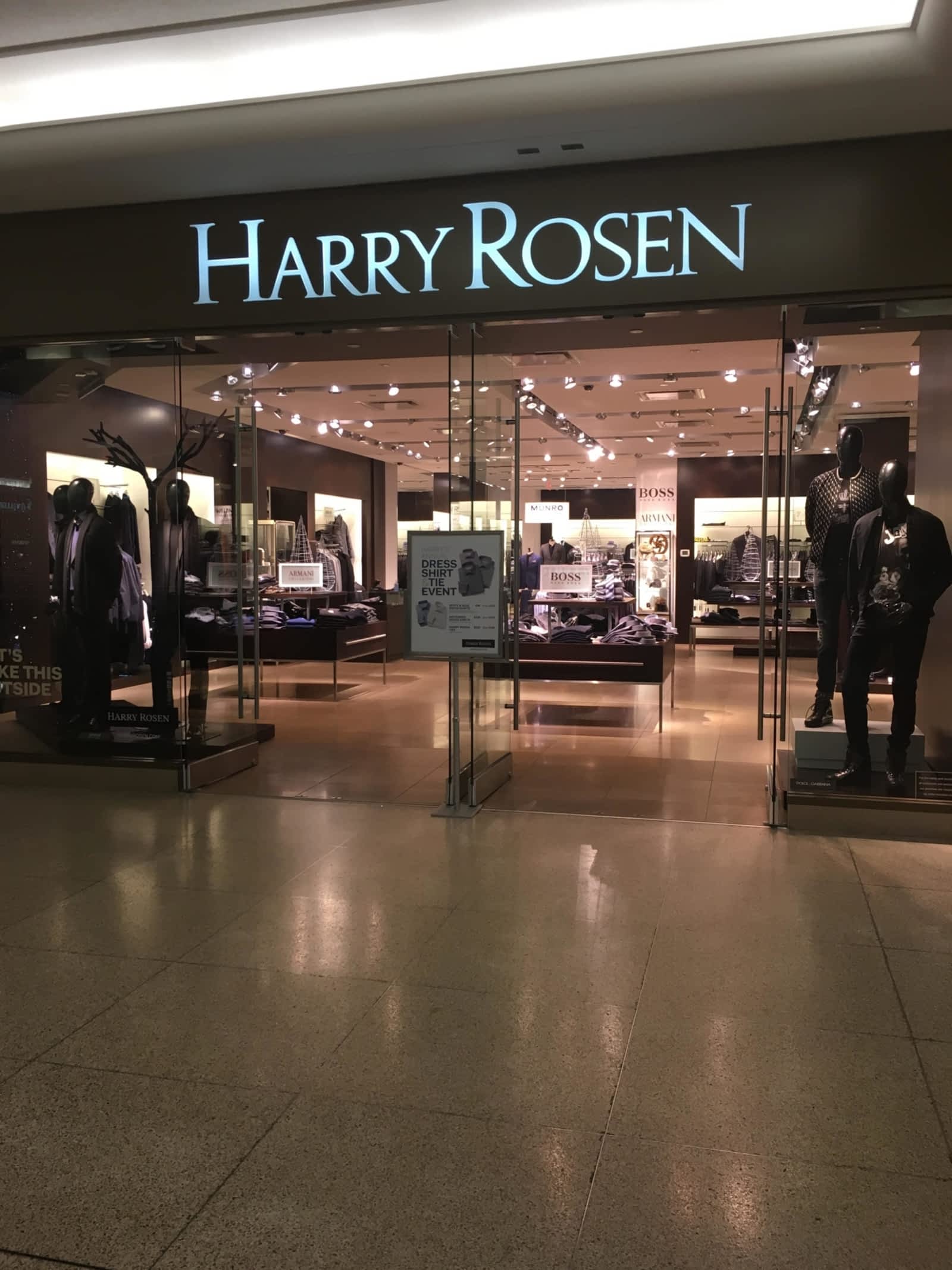 harry rosen hugo boss