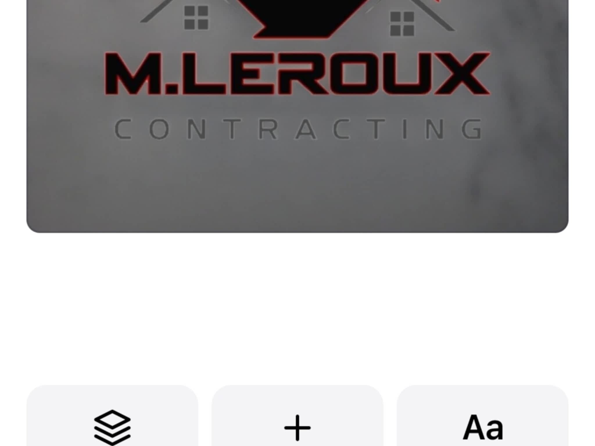 photo M.Leroux Contracting