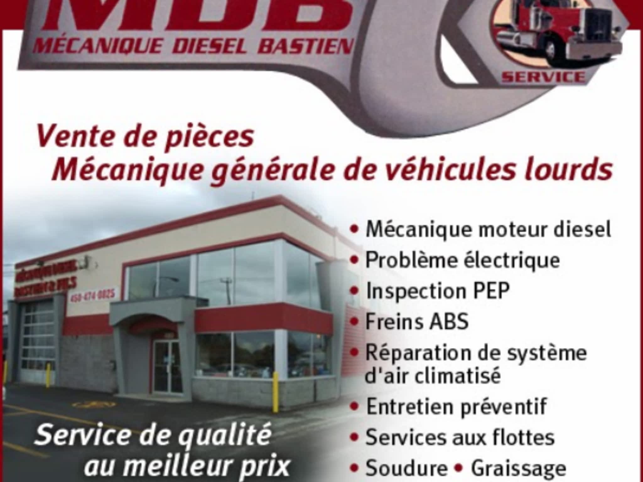 photo Mécanique Diesel Bastien & Fils Inc