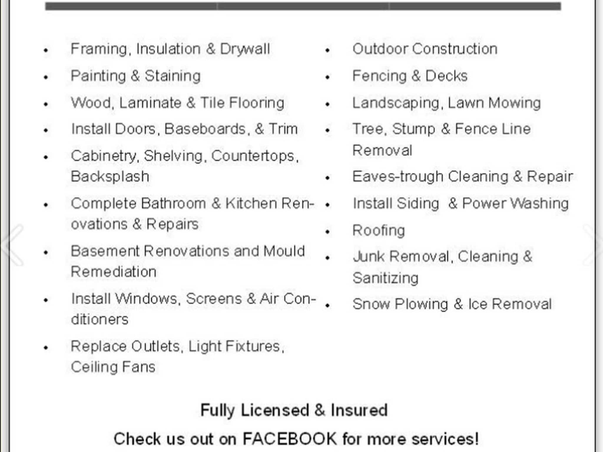 photo JM Contracting