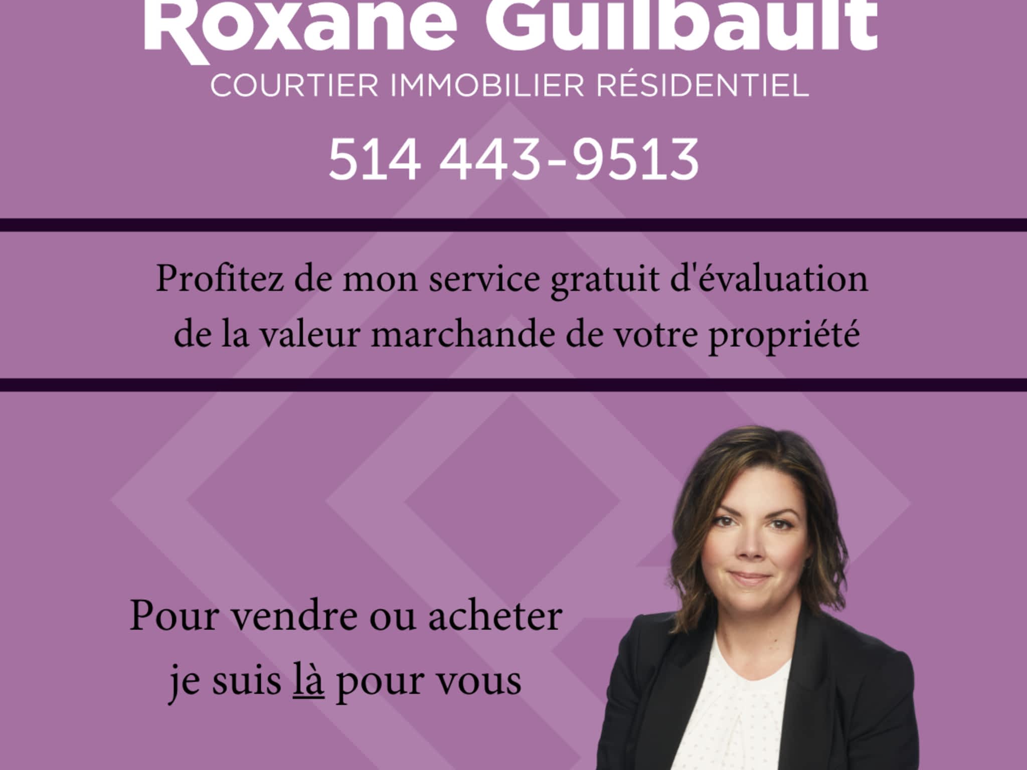 photo Roxane Guilbault Courtier Immobilier
