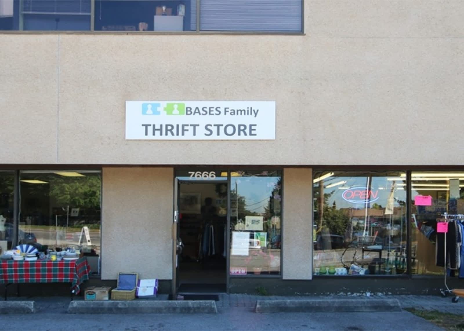 Bases Family Thrift Store 7825 Edmonds St Burnaby Bc