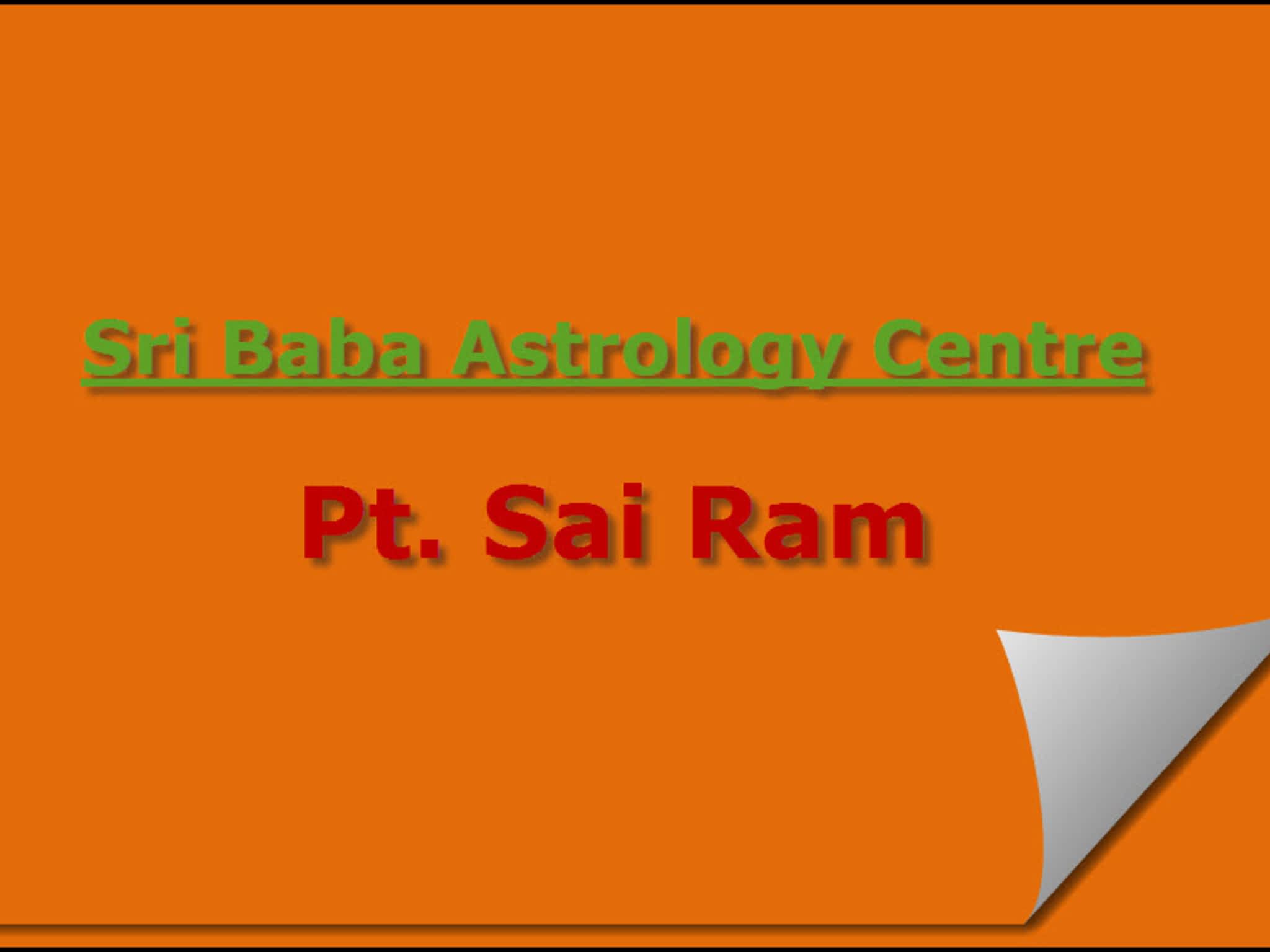 photo Sri Baba Astrology Centre - Pt. Sai Ram